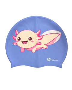 Gorra De Natación Ajolote Silicona Premium Morado