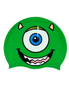 Gorra De Natación Mike Wazowski Monsters Verde Mas natacion