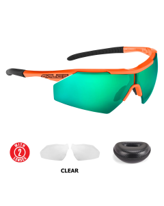 Lentes Salice 004P Naranja Mica Verde