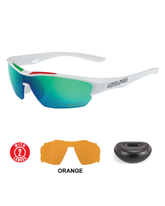 Lentes Salice 011ITARWP  Blanco ITA Mica Verde