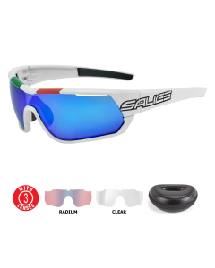 Lentes Salice 016ITARWP Blanco ITA Mica Azul