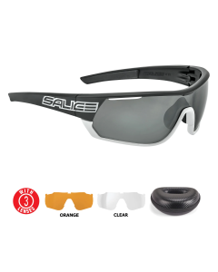 Lentes Salice 016RW Negro y Blanco Mica Negro