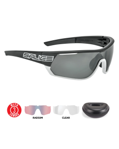 Lentes Salice 016RWP Negro y Blanco Mica Negro