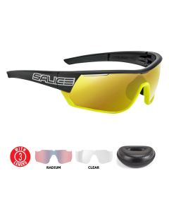 Lentes Salice 016RWP Negro y Amarillo Mica Amarillo