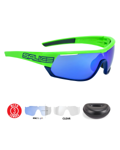 Lentes Salice 016RWX Verde Mica Azul