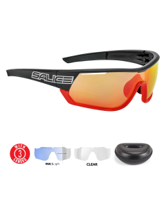 Lentes Salice 016RWX Negro Mica Rojo