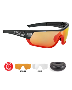 Lentes Salice 016RW Negro Mica Rojo