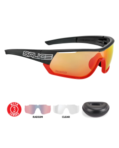 Lentes Salice 016RWP Negro Mica Rojo