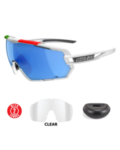 Lentes Salice 020ITA Blanco ITA Mica Azul