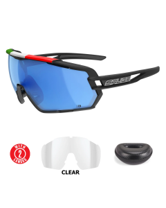 Lentes Salice 020ITA Negro ITA Mica Azul