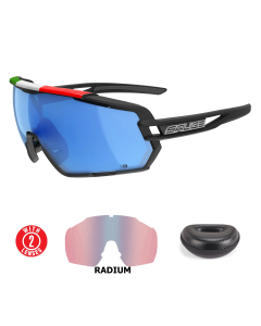 Lentes Salice 020ITARWP Negro ITA Mica Azul