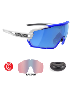 Lentes Salice 020RWP Blanco y Azul Mica Azul