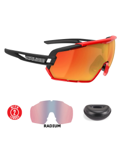 Lentes Salice 020RWP Negro y Rojo Mica Rojo