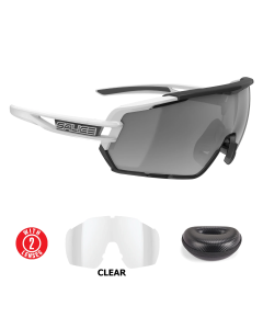 Lentes Salice 020RW Blanco y Negro Mica Negro