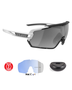 Lentes Salice 020RWX Blanco y Negro Mica Negro