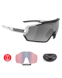 Lentes Salice 020RWP Blanco y Negro Mica Negro