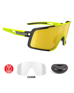 Lentes Salice 022RW Negro y Lima Mica Amarillo
