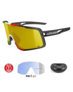 Lentes Salice 022ITARWX Negro Mica Amarillo