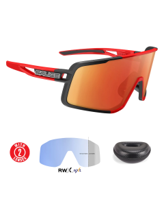 Lentes Salice 022RWX Negro y Rojo Mica Rojo