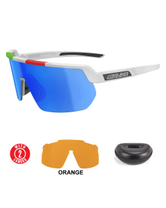 Lentes Salice 023ITA Blanco ITA Mica Azul