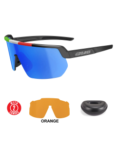 Lentes Salice 023ITA Negro ITA Mica Azul