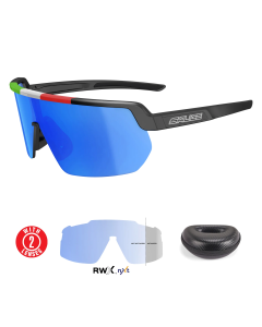 Lentes Salice 023ITARWX Negro ITA Mica Azul