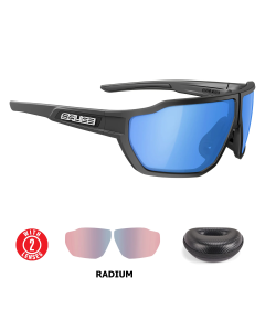 Lentes Salice 024RW Negro Mica Azul 