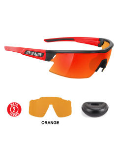 Lentes Salice 025RW Negro y Rojo Mica Negro