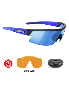 Lentes Salice 025RW Negro y Azul Mica Azul