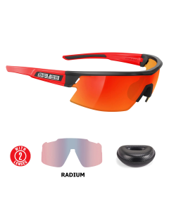 Lentes Salice 025RWP Negro y Rojo Mica Rojo