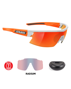Lentes Salice 025RWP Blanco y Naranja Mica Rojo