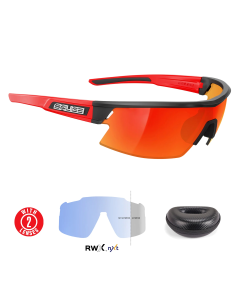 Lentes Salice 025RWX Negro y Rojo Mica Rojo