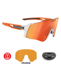 Lentes Salice 026RW Blanco y Naranja Mica Rojo