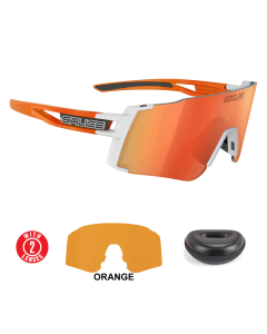 Lentes Salice 026RWS Blanco y Naranja Mica Rojo
