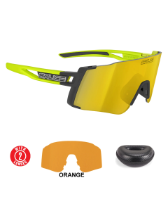 Lentes Salice 026RWS Negro y Amarillo Mica Amarillo