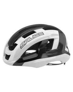 Casco Salice Gavia Blanco y Negro M-L 58-61