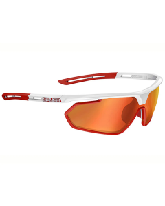 Lentes Salice 018RWX Blanco y Rojo Mica Rojo