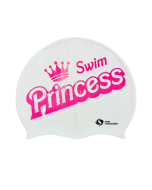 Gorra De Natación Swim Princess Blanco Princesa Masnatacion