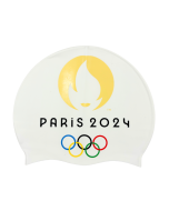 Gorra De Natación Juegos Olimpicos Paris Blanca Masnatacion