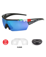 Lentes Salice 006ITA Negro ITA Mica Azul