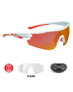 Lentes Salice 012RW Blanco y Mica Rojo