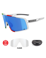 Lentes Salice 022ITA Blanco ITA Mica Azul