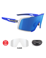 Lentes Salice 022RW Blanco y Azul Mica Azul