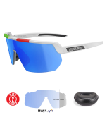 Lentes Salice 023ITARWX Blanco ITA Mica Azul