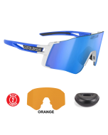 Lentes Salice 026RW Blanco y Azul Mica Azul