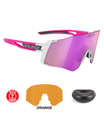 Lentes Salice 026RW Blanco y Morado Mica Morado